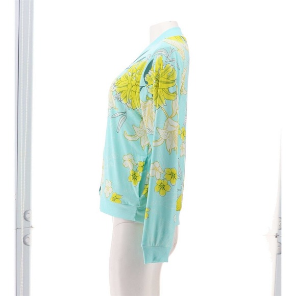 IMAN Global Chic Reversible Stretch Knit Bomber Jacket Size 3X w/Free Shipping!! - Picture 5 of 8